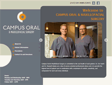 Tablet Screenshot of campusoralsurgery.com